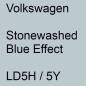 Preview: Volkswagen, Stonewashed Blue Effect, LD5H / 5Y.